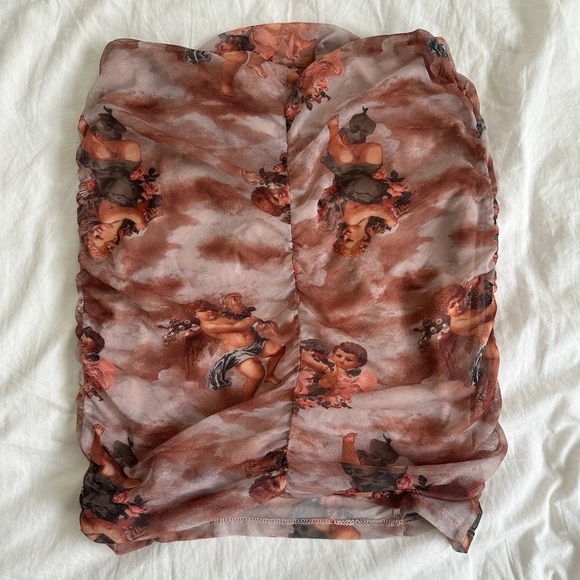 Angel graphic mesh skirt - Picture 2 of 4